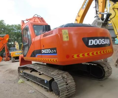110KW DOOSAN DH220LC-7 22Ton Usato Originale 225 300 Scavatore idraulico con motore da 110KW