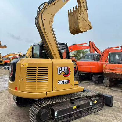 Usato Giappone CAT 305.5E2 Mini escavatore idraulico con lama 43KW 5.1/3.2 velocità nominale