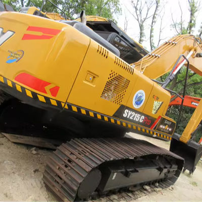 Escavatore di seconda mano SANY SY 215C originale in buone condizioni per motore importato