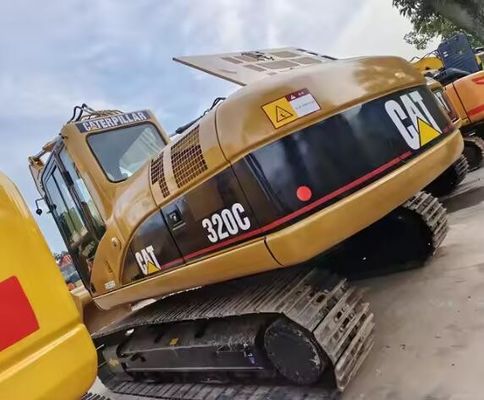 Escavatori giapponesi usati 320C pompa idraulica originale e motore 3066