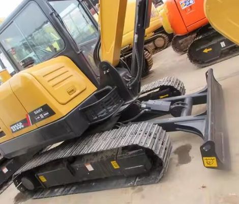 Peso operativo 5780KGS Sany SY55C usato Escavatore idraulico a striscia di seconda mano