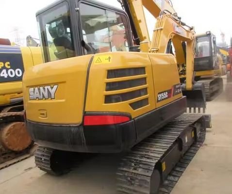 Sany SY55C Escavatore idraulico a trascinatore Escavatore di seconda mano con 900 ore di lavoro