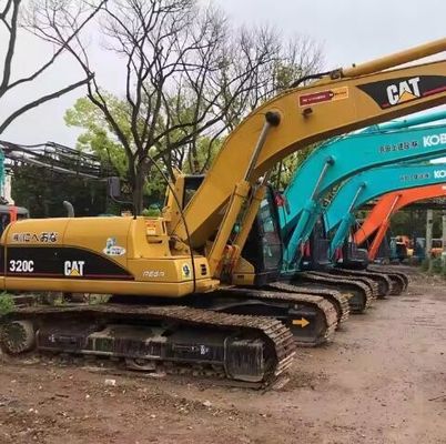 110KW 21115kg Peso di esercizio Giappone 320C Used Caterpillar Excavator per B2B