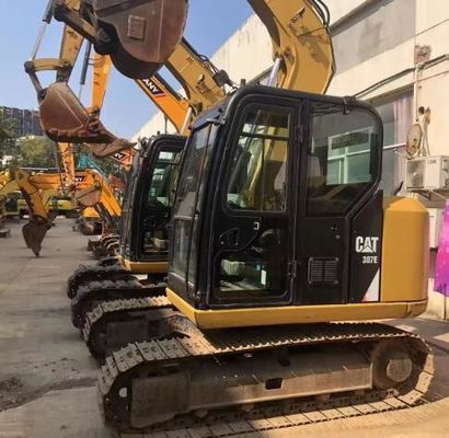 Escavatore Caterpillar CAT307 di seconda mano con macchinari da trascinamento 0,31 Capacità di secchio