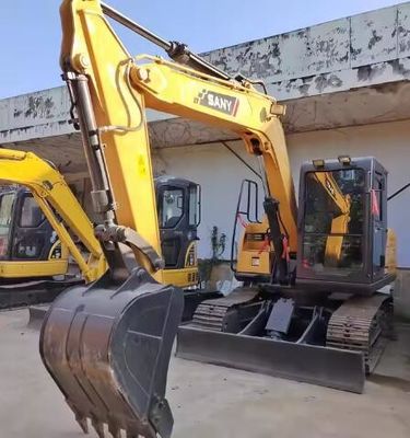 Sany SY95C di seconda mano 9,5 tonnellate Crawler Digger Escavatore con 0,4 Capacità di secchio