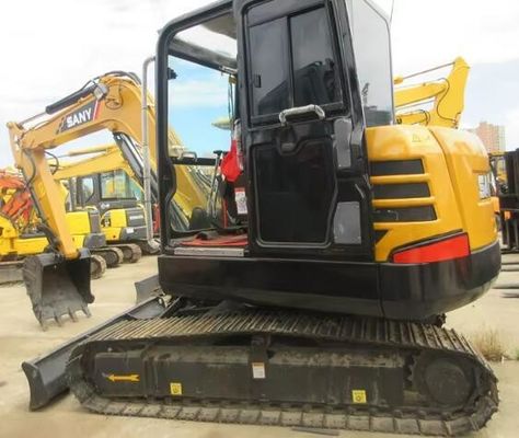Alta efficienza di lavoro SANYsySY60C pro escavatore Utilizzato al minimo con basso consumo di olio