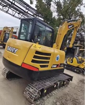 Buona SanySY60C scavatore di seconda mano con 0.28 capacità di secchio e 5780 kg di peso della macchina