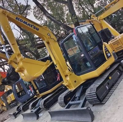2023 Garanzia usato originali Crawler backhoe escavatore Komatsu PC56 Motore S4D87E-1
