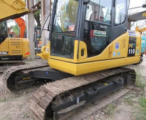 Valvola idraulica originale di seconda mano KOMATSU PC110 Crawler Excavator 65KW a prezzi accessibili