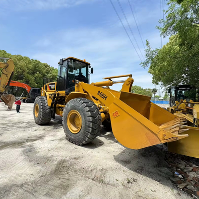 Negozi di materiali da costruzione 92 KW Cat 966h Caterpillar 966 di seconda mano caricatore frontale usato