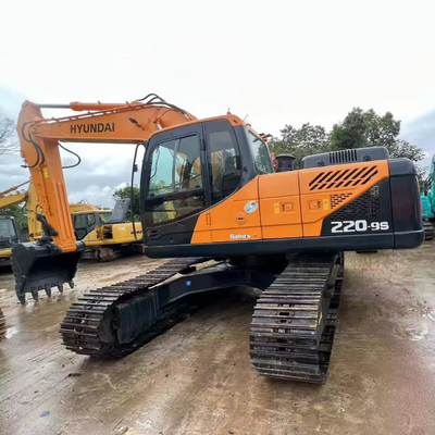 Negozi di materiali da costruzione Massimo raggio di scavo 2750 Hyundai220 Hyundai215 Escavatore usato