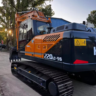 Giappone HYUNDAI220-9S Escavatore usato con velocità nominale 35 e profondità massima di scavo 6810MM