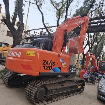 12 tonnellate Hitachi Zx120 escavatore con 4000 ore di lavoro e cilindro idraulico originale