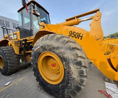 Caricatore anteriore da 92 KW 950H 950 966H Caterpillar 966H usato caricatore a ruote con 850 ore di lavoro