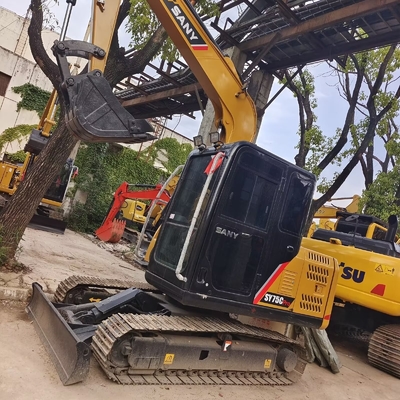 Sany sy75c Mini escavatore Buone condizioni Escavatore da 7,5 tonnellate per progetti di ingegneria