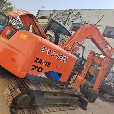 Anno 2020 Scavatore di seconda mano Mini Hitachi ZX70 in buone condizioni