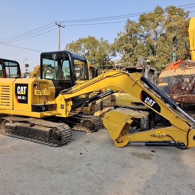 Escavatore idraulico Cat305.5e di fabbricazione giapponese con profondità massima di scavo di 6810 mm