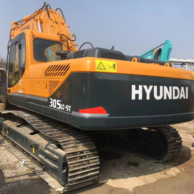 Hyundai 305LC-9t escavatori profondità massima di scavo di 3300MM per officine di riparazione di macchine