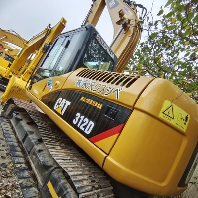Usato CAT 312D 12 tonnellate escavatore americano originale giapponese di seconda mano con il peso della macchina